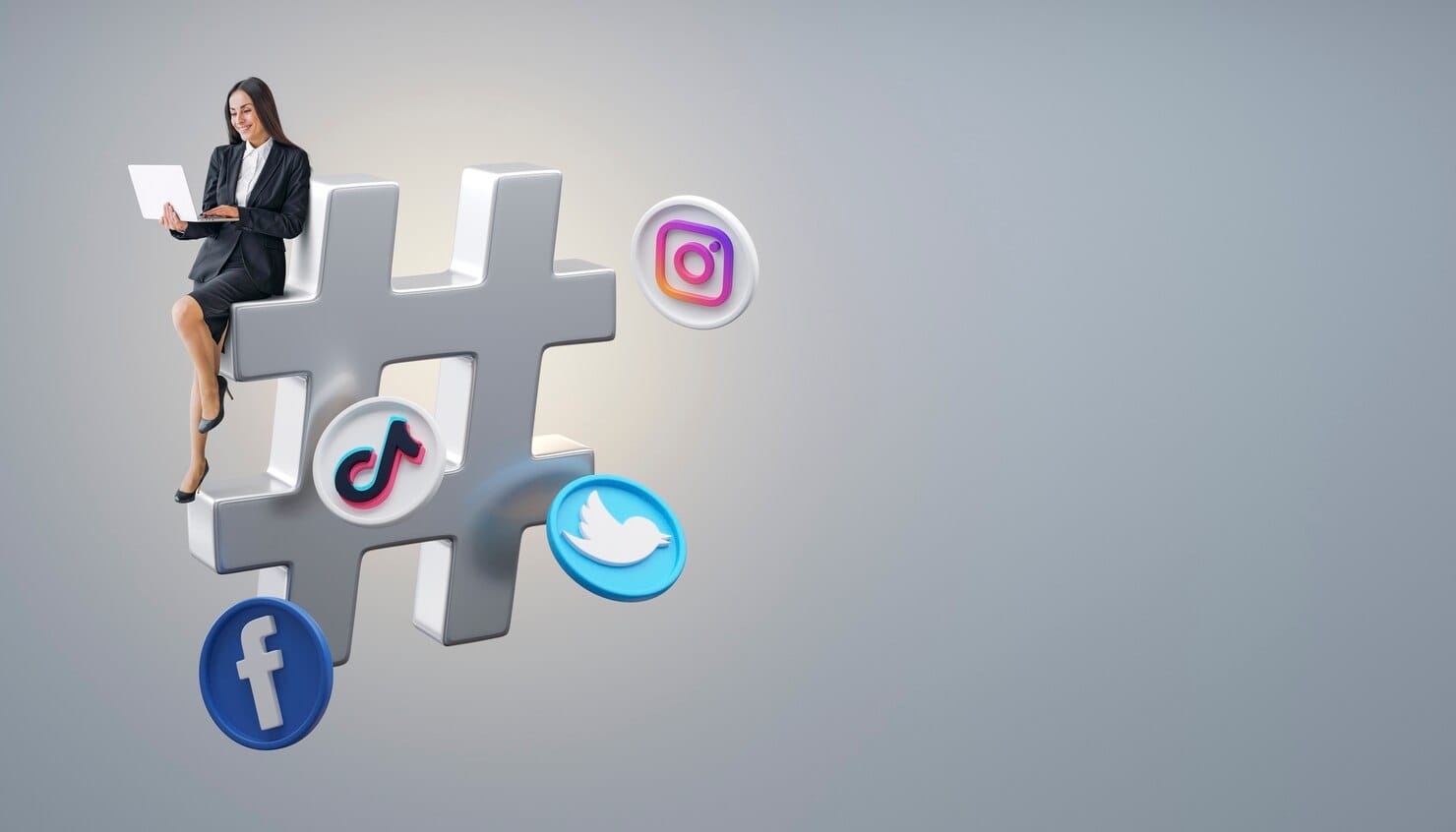 Conceito de mídia social com dispositivo