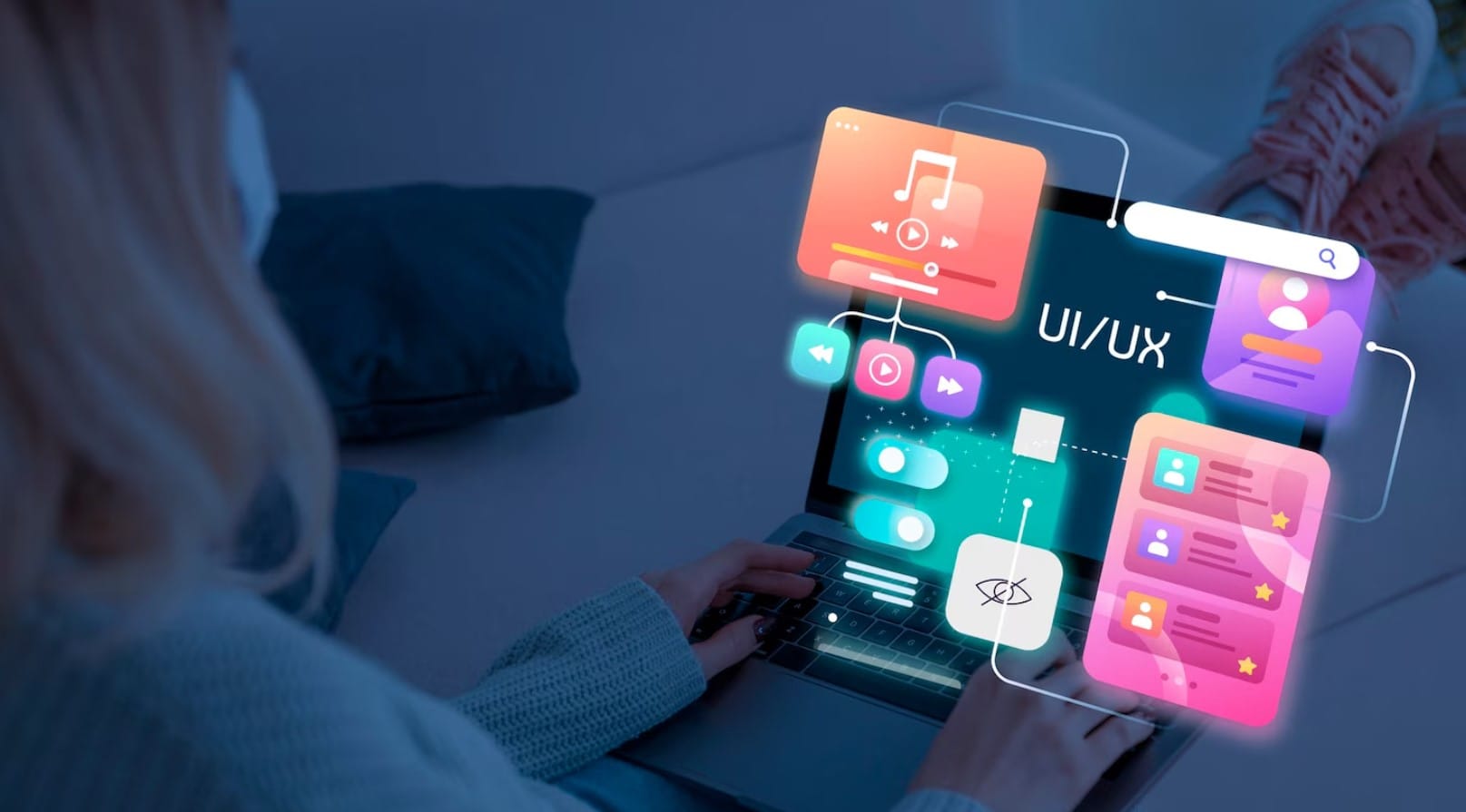 Representações da experiência do utilizador e design da interface
