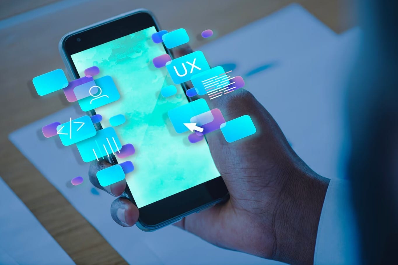 Representações da experiência do utilizador e design da interface