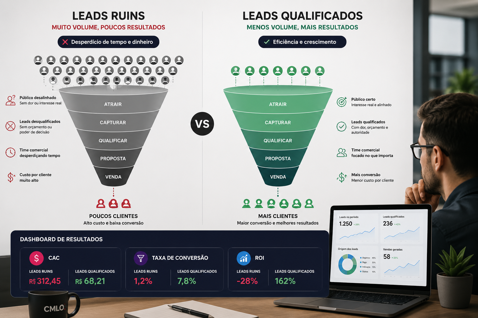 Quanto custa um lead ruim para sua empresa? 2 lead ruim