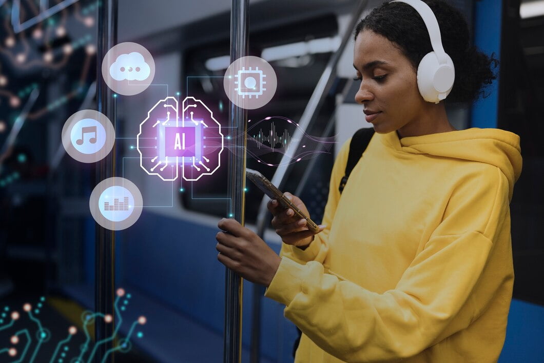 Os impactos da inteligência artificial no Marketing B2B e B2C 2 Pessoa que usa a ferramenta ai no trabalho