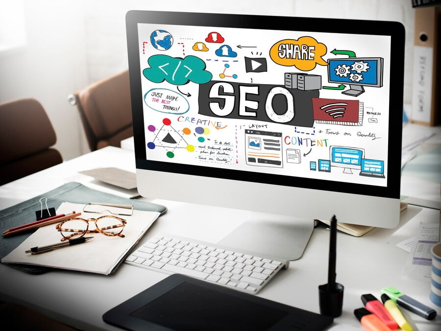Seo search engine optimization internet digital concept
