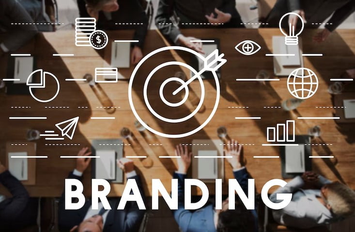Melhores estratégias de branding para a gestão da sua marca Branding Advertisment Copyright Value Profile Concept