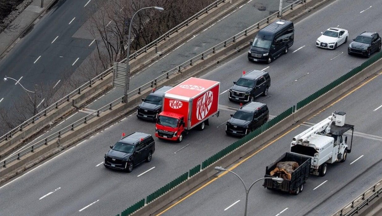 Caminhão da KitKat
