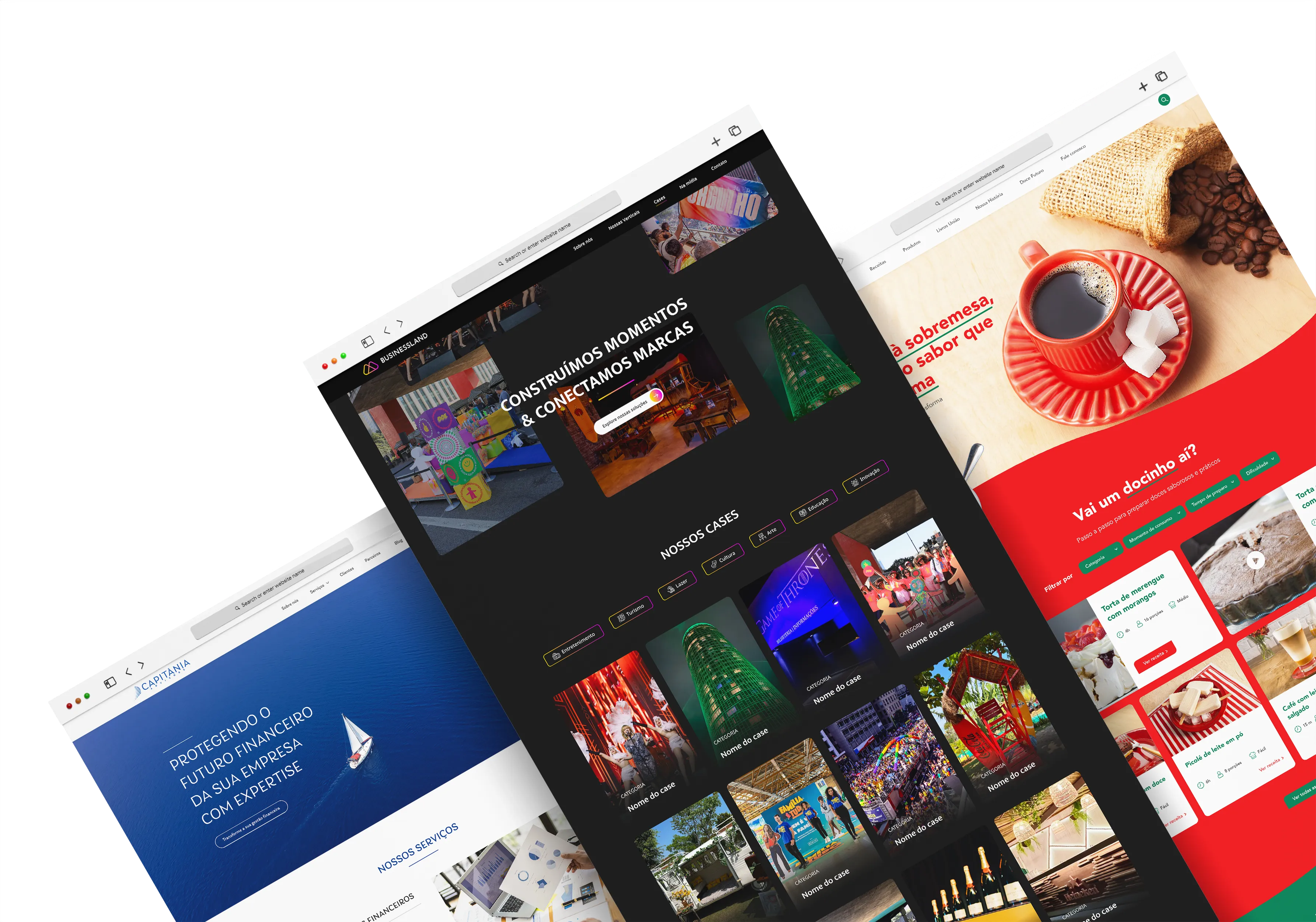Mockup de site