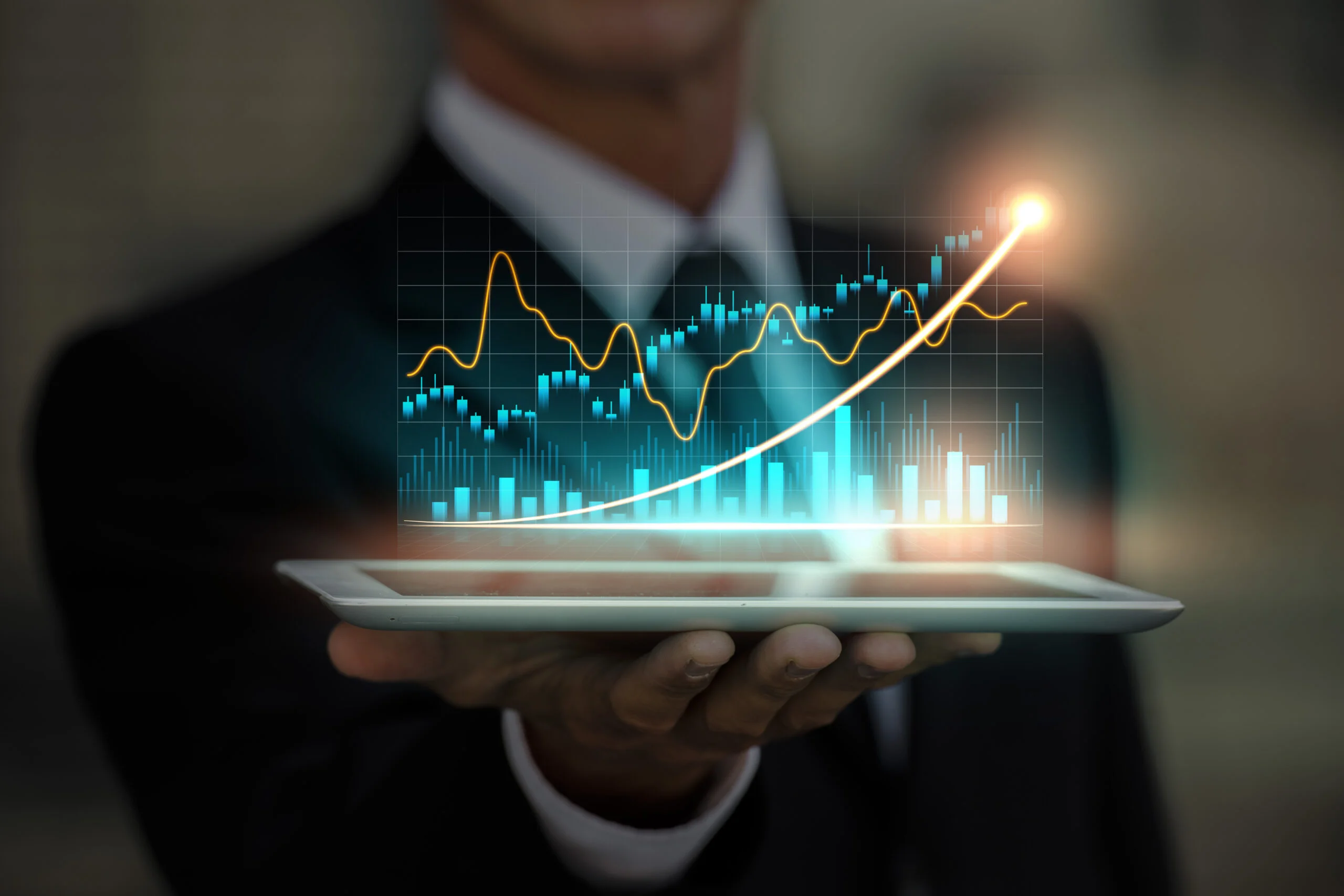 Growth Hacking: Rumo ao Crescimento Exponencial 2 Colagem do conceito de banner financeiro