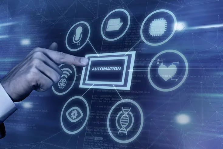 Benefícios da inteligência artificial na segmentação de leads Fundo de programação com html