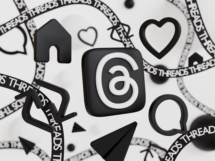 O Que Você Precisa Saber sobre o Threads do Instagram Renderização de ícones de mídia social
