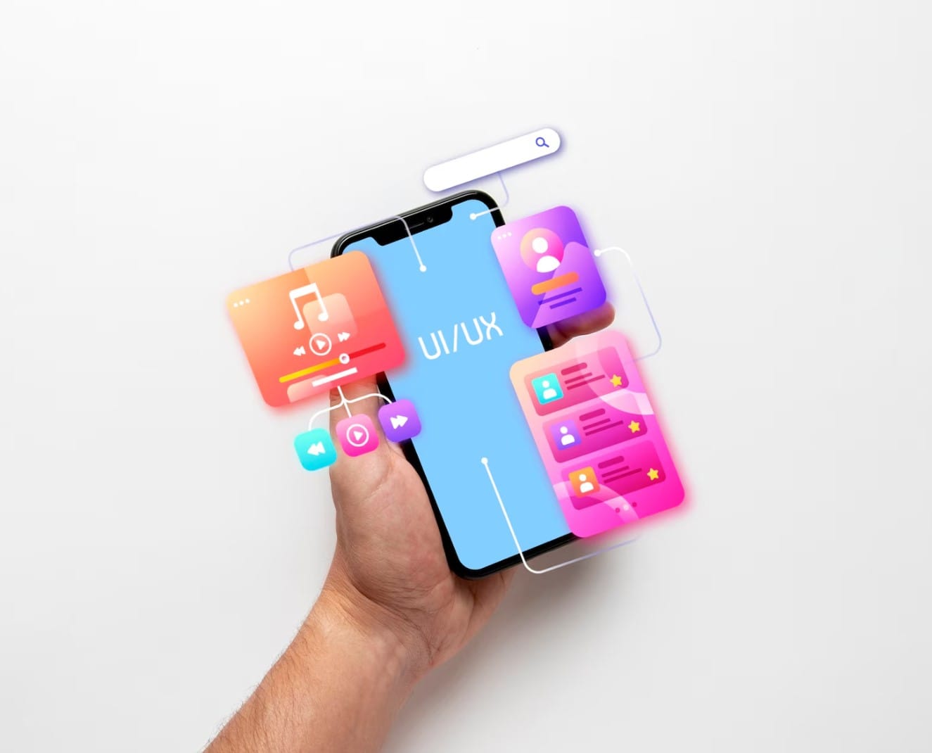 8 tendências de desenvolvimento de apps que estão moldando o futuro Representações da experiência do utilizador e design da interface