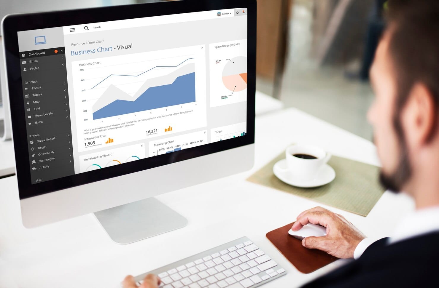 Como otimizar seu conteúdo para o Navboost? Conceito de relatório de gráficos visuais de gráficos de negócios