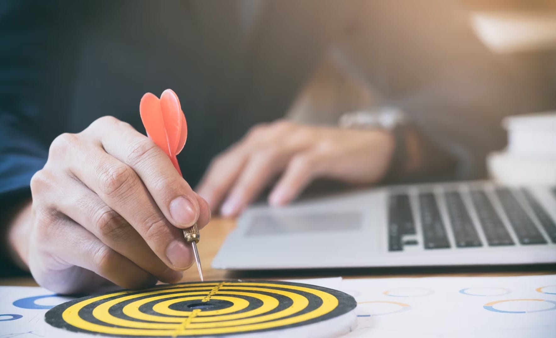 Objectivos de meta de sucesso estratégico de estratégia de negócios.