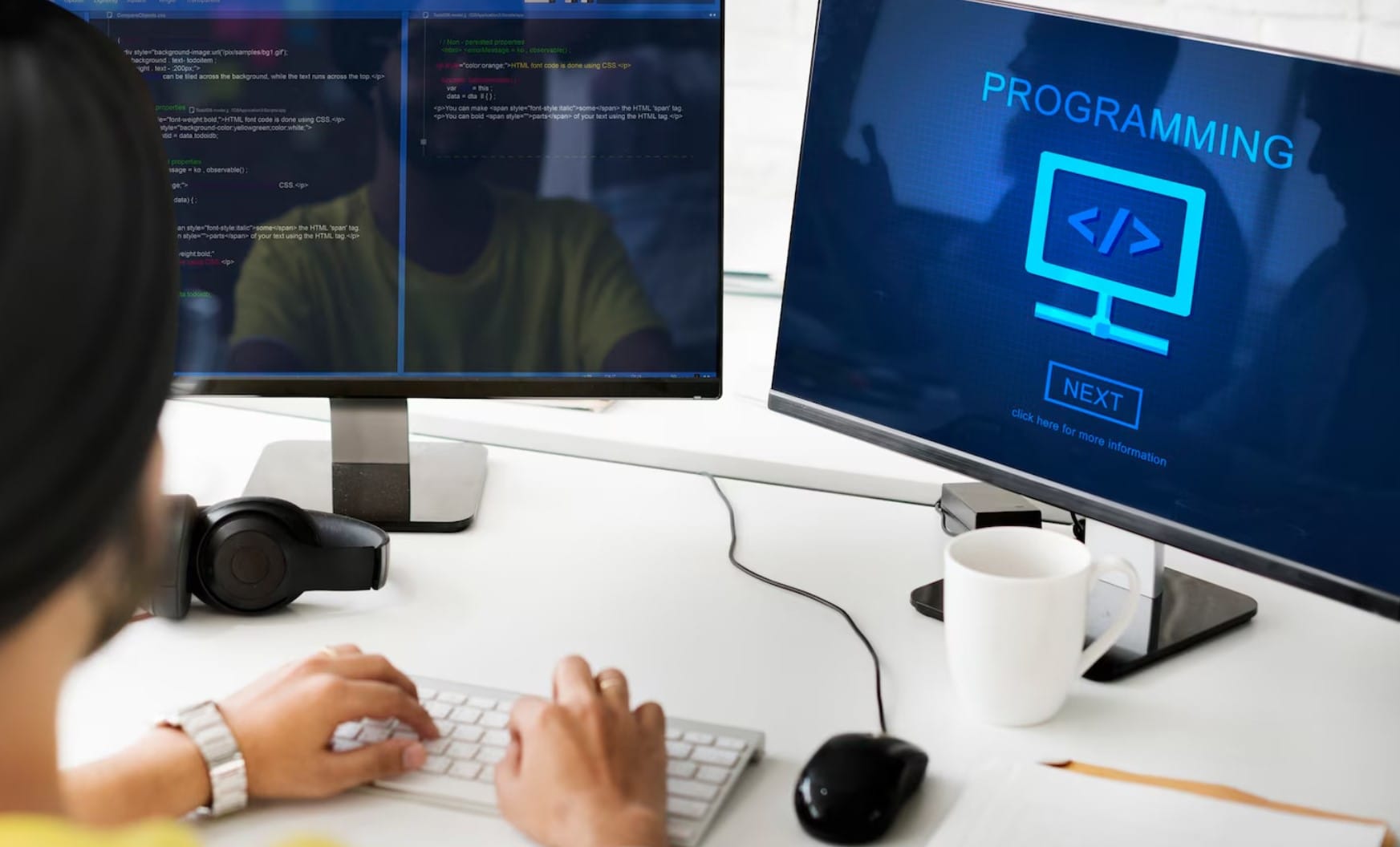 Conceito de tecnologia de aplicativo de código de software de programação
