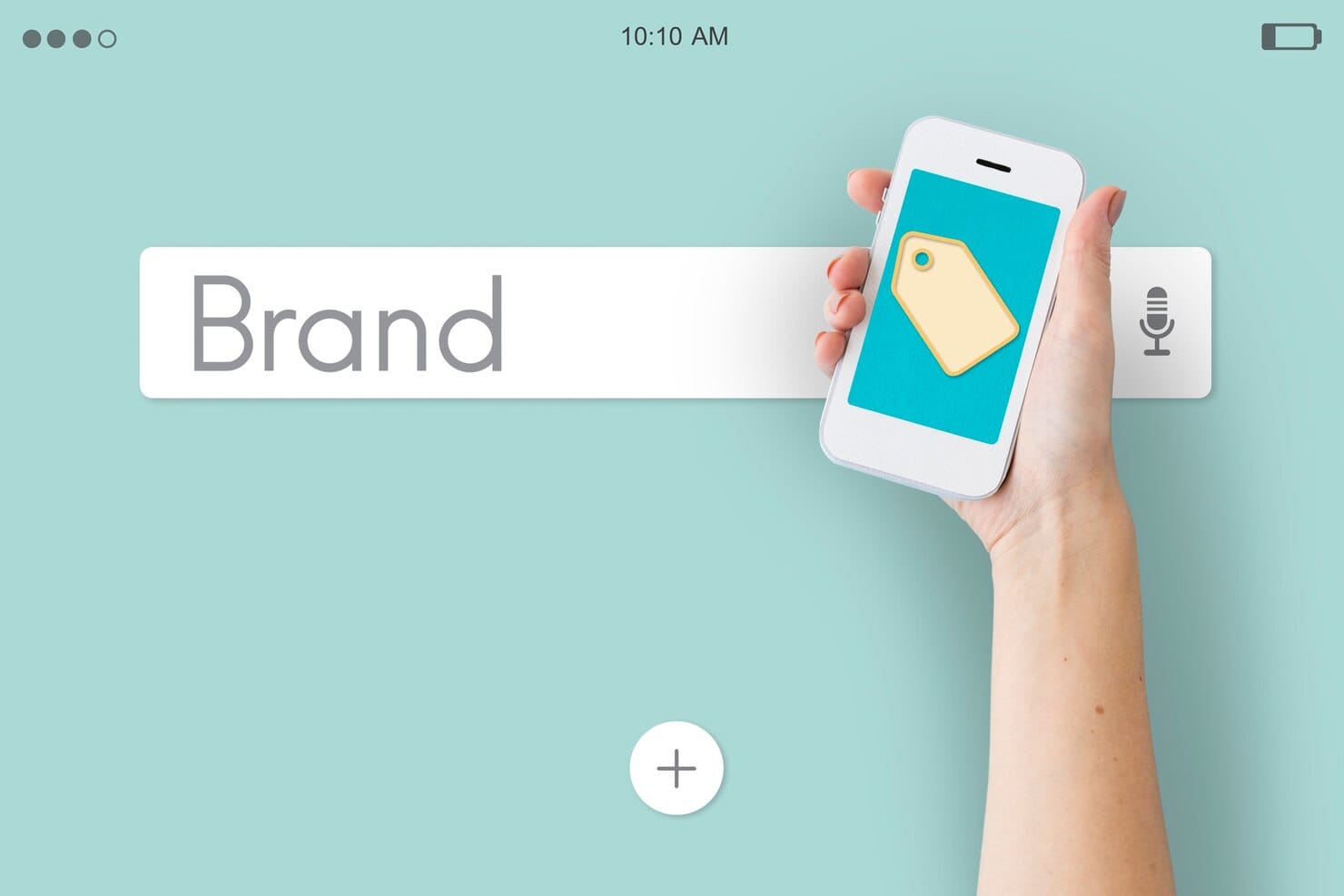 Gráficos de estilo de tags de preço de marca
